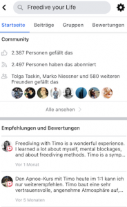 freedive your life facebook