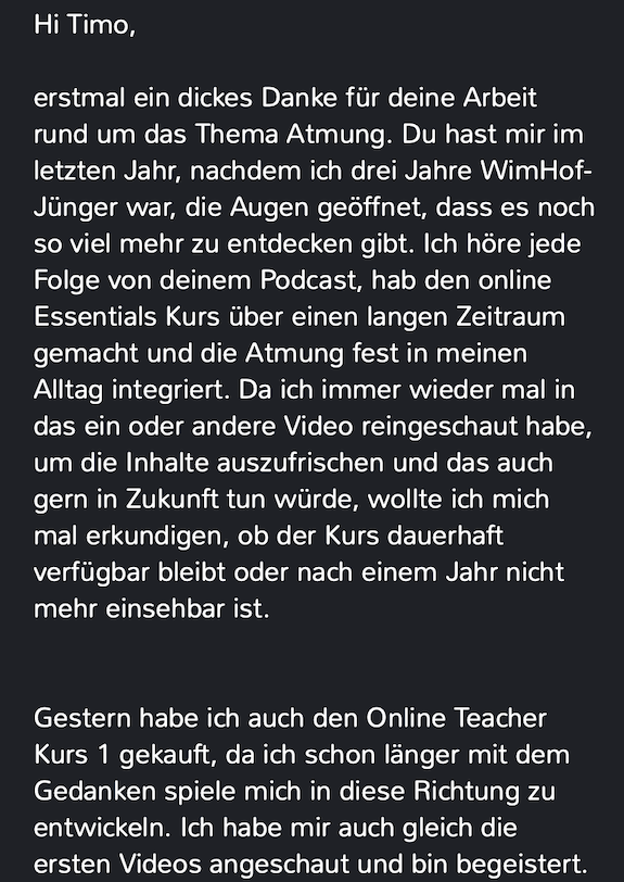 Restorative Breathing Atemtrainer Ausbildung